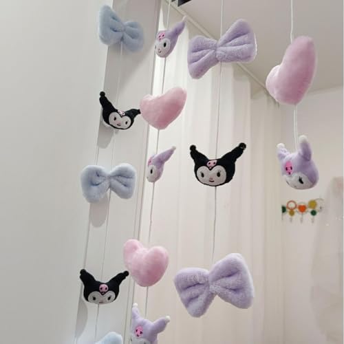 Cute Design Door Divider Curtain with Hanging Tassels