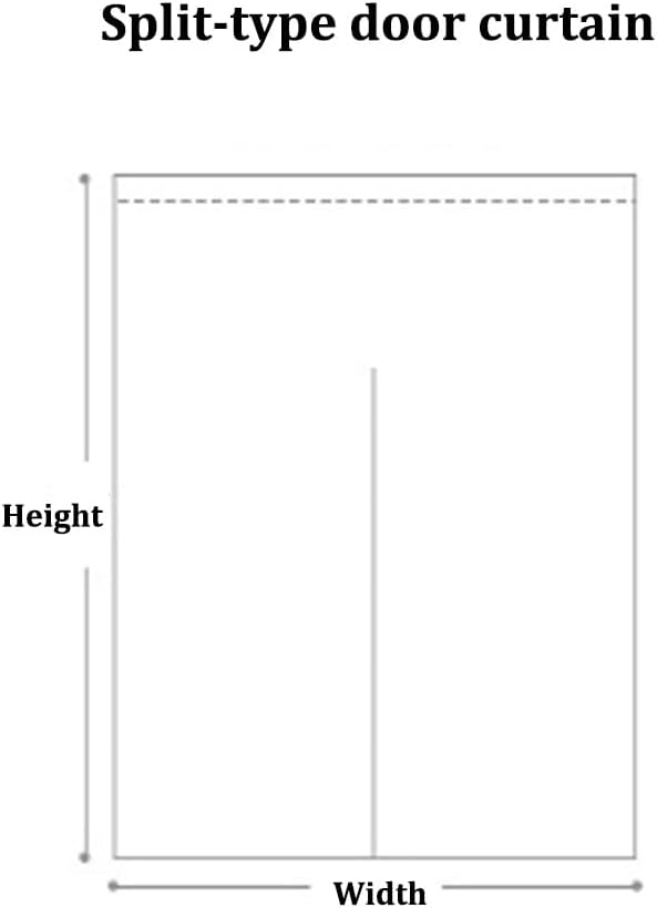 Traditional Japanese Style Door Curtain with Telescopic Rod