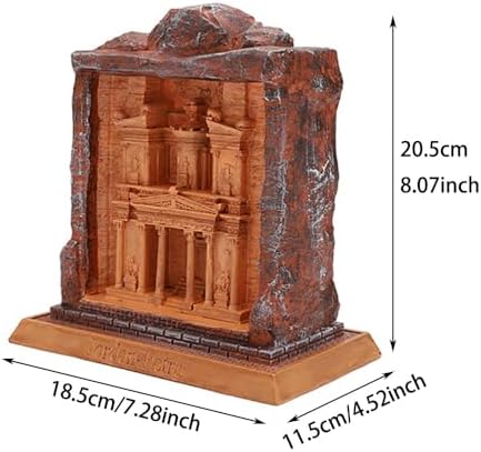 Petra Ancient City Resin Statue for Home Decor