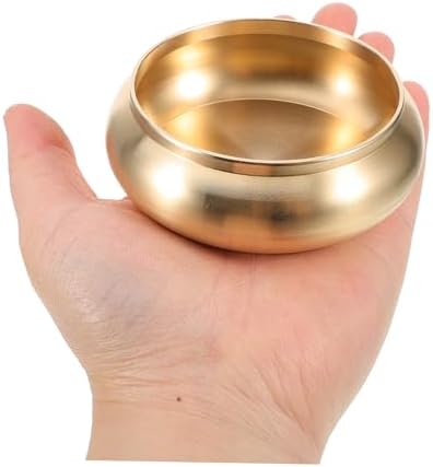 VINTORKY Elegant Brass Ashtray and Incense Holder