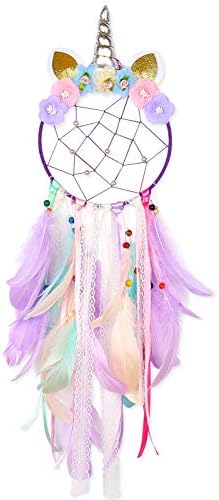 QtGirl Unicorn Dream Catcher Wall Decor for Kids