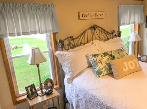 4 Panels Blackout Curtain Valances for Windows