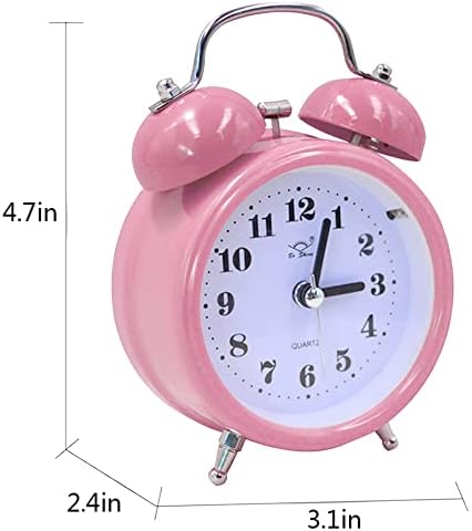 Kids Seniors 3IN 3D Dial Alarm Clock Nightlight