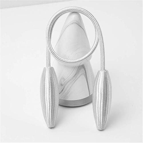 2-Pack Curtain Holdbacks White Modern Tiebacks