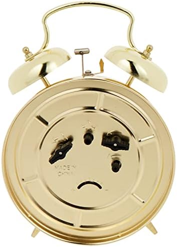 Bulova B8124 Bellman Alarm Clock Gold
