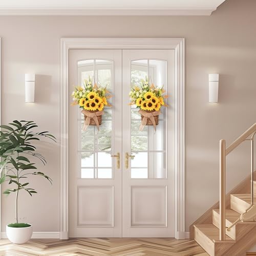 Dolicer Sunflower Wreath 157 Inch Hanging Decor