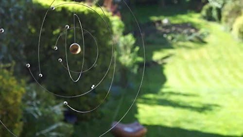 Niels Bohr Atom Model Mobile - 9 Inches Steel