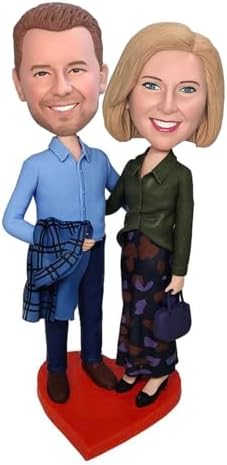 Custom Bobblehead Figurine for Couples Handmade Personalized Sculpture