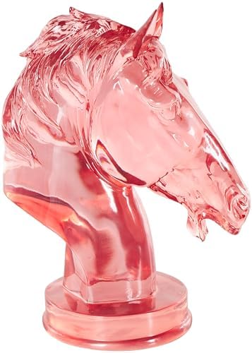 Deco 79 Pink Resin Horse Decor Sculpture