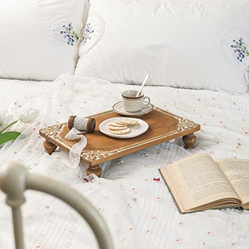NIKKY HOME Rustic Farmhouse Risers Display Stand