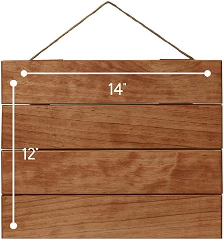 Personalized Stained Wood Pallet Sign - 12x14 Custom Wood Wall Art