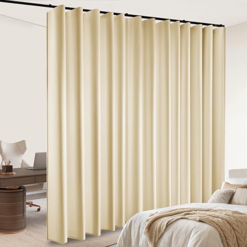 Doeiez Room Divider Blackout Curtain Set