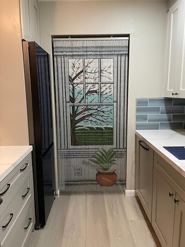 Beaded Curtain Real 125 Strand Bamboo Artwork