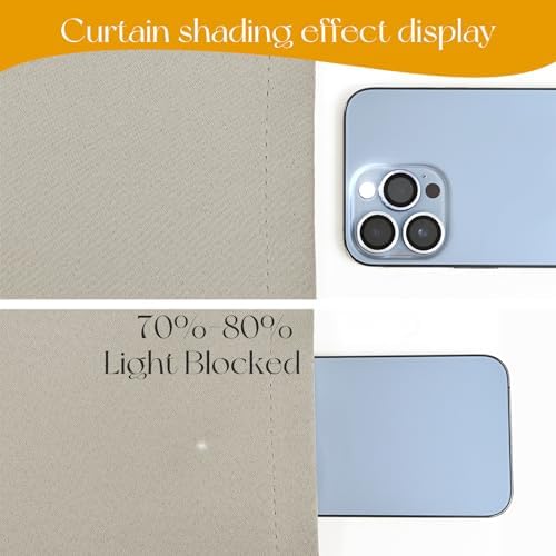 4 Panels Blackout Curtain Valances for Windows