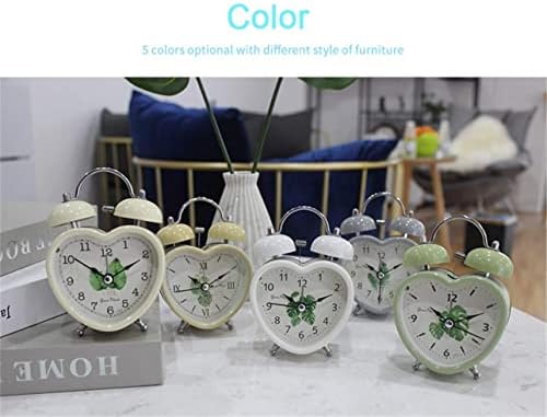 Metal Silent Alarm Clock with Night Light 1
