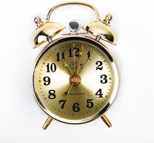 7CM Manual Wind Up Spring Twin Bell Alarm Clock