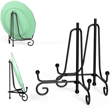4 Inch 2 Pack Iron Display Stand for Home Office