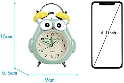 Kids Alarm Clock Cute Owl Design with Night Light