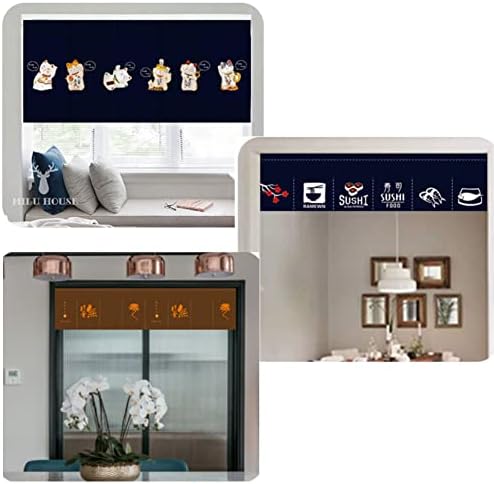 Japanese Sushi Restaurant Banner Noren Valance Curtain 43x210CM