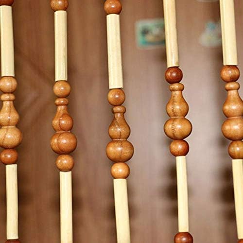 OKUOKA Beaded Curtain 19 Strands 60x80cm Retro Style