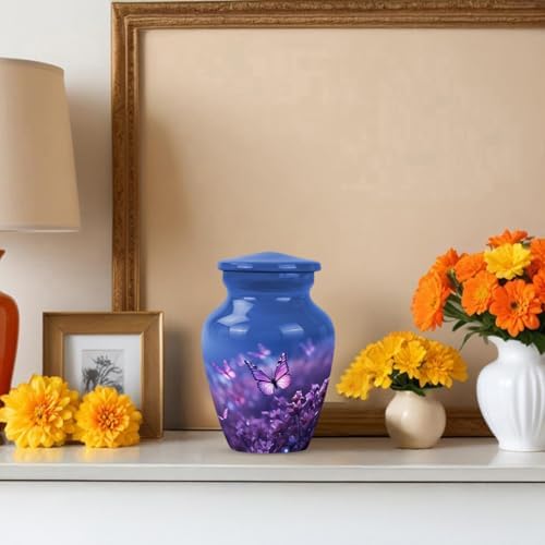 Butterfly Mini Urns for Human Ashes - 3 Inch 4 Pcs