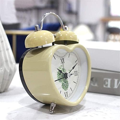 Metal Silent Alarm Clock with Nightlight