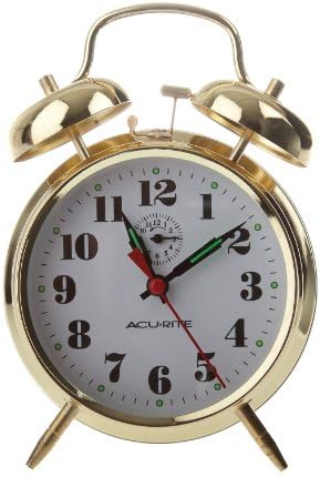 AcuRite Vintage Twin Bell Alarm Clock 15605