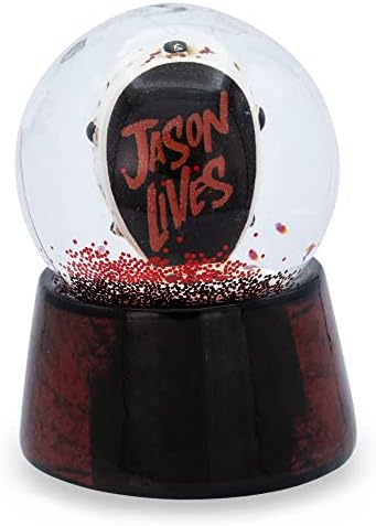Silver Buffalo Friday The 13th Jason Mask Snow Globe