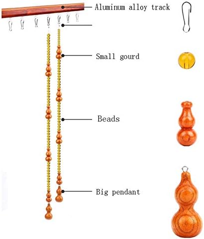 OKUOKA 31 Strand Wood Beaded Door Curtain