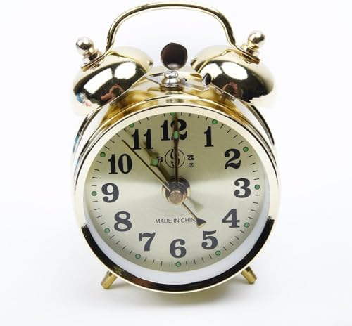 7CM Manual Wind Up Spring Twin Bell Alarm Clock