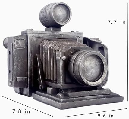 Retro Camera Style Resin Piggy Bank Nostalgic Decor