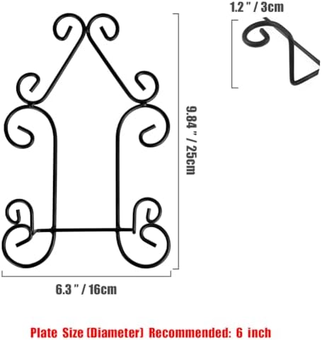 YY YEARCHY Wall Mount Plate Stand Holder