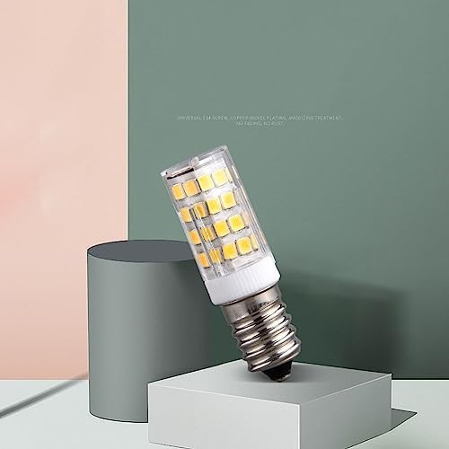 SHOORR 4Pcs E14 Led Fridge Light Bulbs Warm White 4W