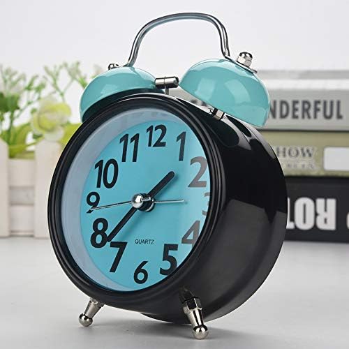AUNMAS Double Alarm Clock Ultra Quiet Night Light