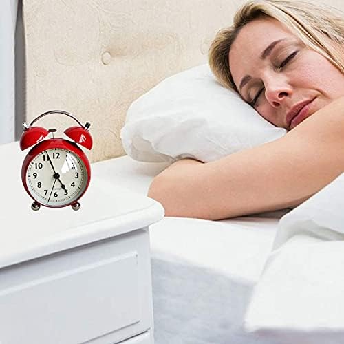 4 Inch Twin Bell Retro Alarm Clock with Backlight