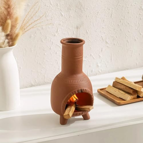 Zynzthos Handmade Terracotta Incense Holder Burner