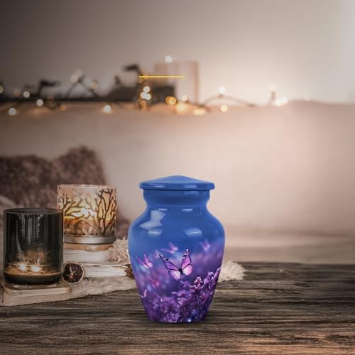 Butterfly Mini Urns for Human Ashes - 3 Inch 4 Pcs