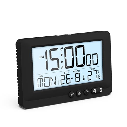 OQIMAX Travel Alarm Clock With 5s Backlight