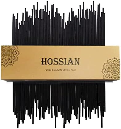 HOSSIAN 50pcs Black Reed Diffuser Sticks