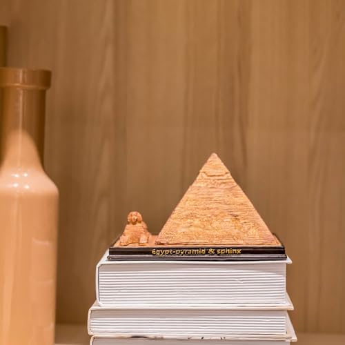 Egyptian Pyramid Statue Model Sphinx Sculpture Collectible Figurine
