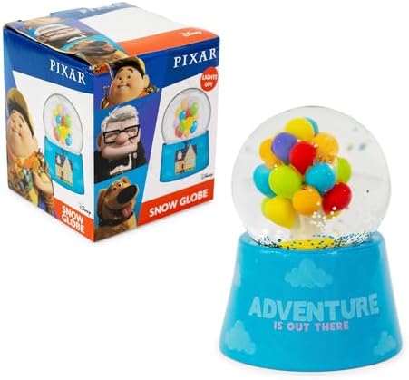 Disney Pixar UP Light-Up Snow Globe 3 Inches Tall