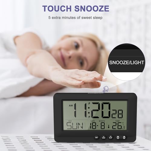 OQIMAX Travel Alarm Clock With 5s Backlight