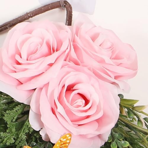 20 Inch Artificial Teardrop Wreath for Home Decor