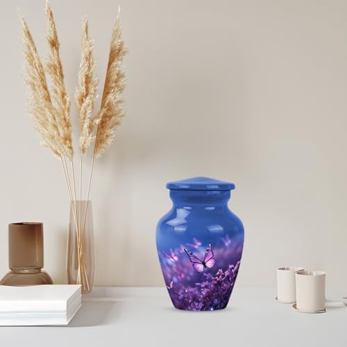 Butterfly Mini Urns for Human Ashes - 3 Inch 4 Pcs