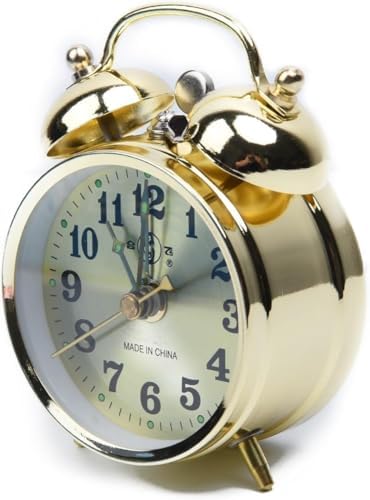 7CM Manual Wind Up Spring Twin Bell Alarm Clock