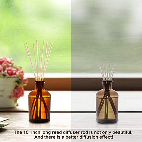 TOMCENXI 120PCS Reed Diffuser Sticks 10 Inch Natural Rattan
