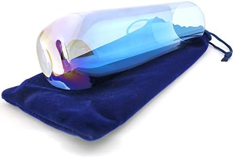 Chuppah Glass for Breaking at Jewish Wedding Blue