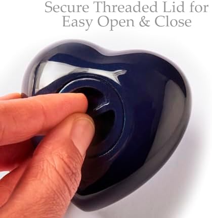 Trupoint Memorials Blue Dove Urn with Stand Set of 4