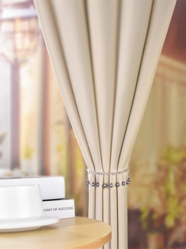 SUQ I OME Pearl Crystal Magnetic Curtain Holdback