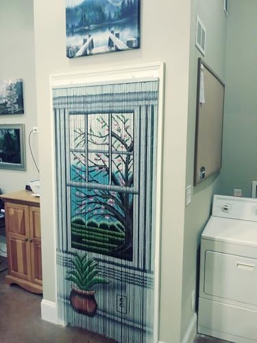 Beaded Curtain Real 125 Strand Bamboo Artwork